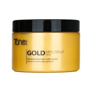 BOTANIC GOLD FINISHING - GOLD MASK - Maska z aktywną keratyną i płynnym złotem 300 ml
