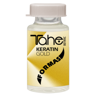 BOTANIC GOLD FINISHING - KERATIN FORMAS - Ampułki do stylizacji włosów z olejem arganowym i czystą keratyną - 10x10 ml