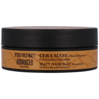 ADVANCED BARBER-Nº303 HOLD MATT (MATT WAX W./KAOLIN & CARNAUBA) wosk matowy do włosów mocny 100 ml