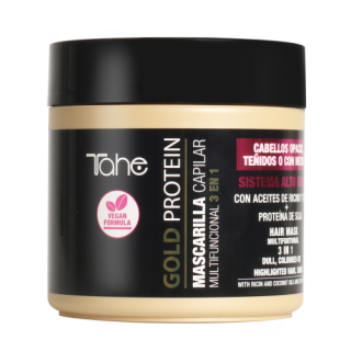 GOLD PROTEIN - COLOR CARE MASCARILLA CAPILAR Skoncentrowana maska 3 w 1 do włosów farbowanych z filtrem UV 400 ml